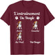 Beagle Funny Humor Beagle Woman Beagle Man Beagle , Black, S T-Shirt - T-Shirt | Maroon