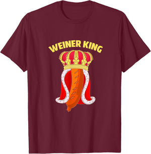 Weiner-King T-Shirt - T-Shirt | Maroon