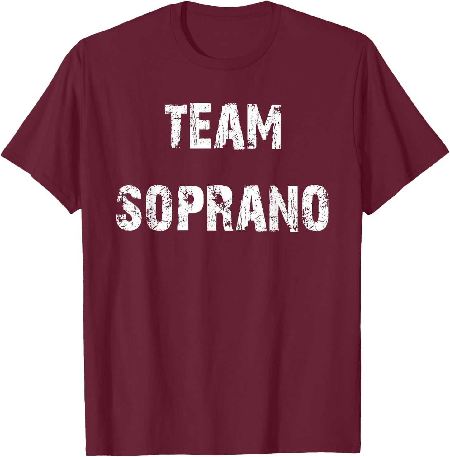 The Soprano Team , Black, S T-Shirt - T-Shirt | Maroon