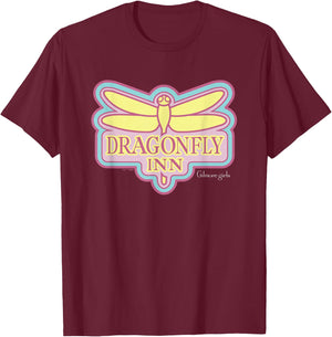 Gilmore Girls Dragonfly Inn T-Shirt - T-Shirt | Maroon