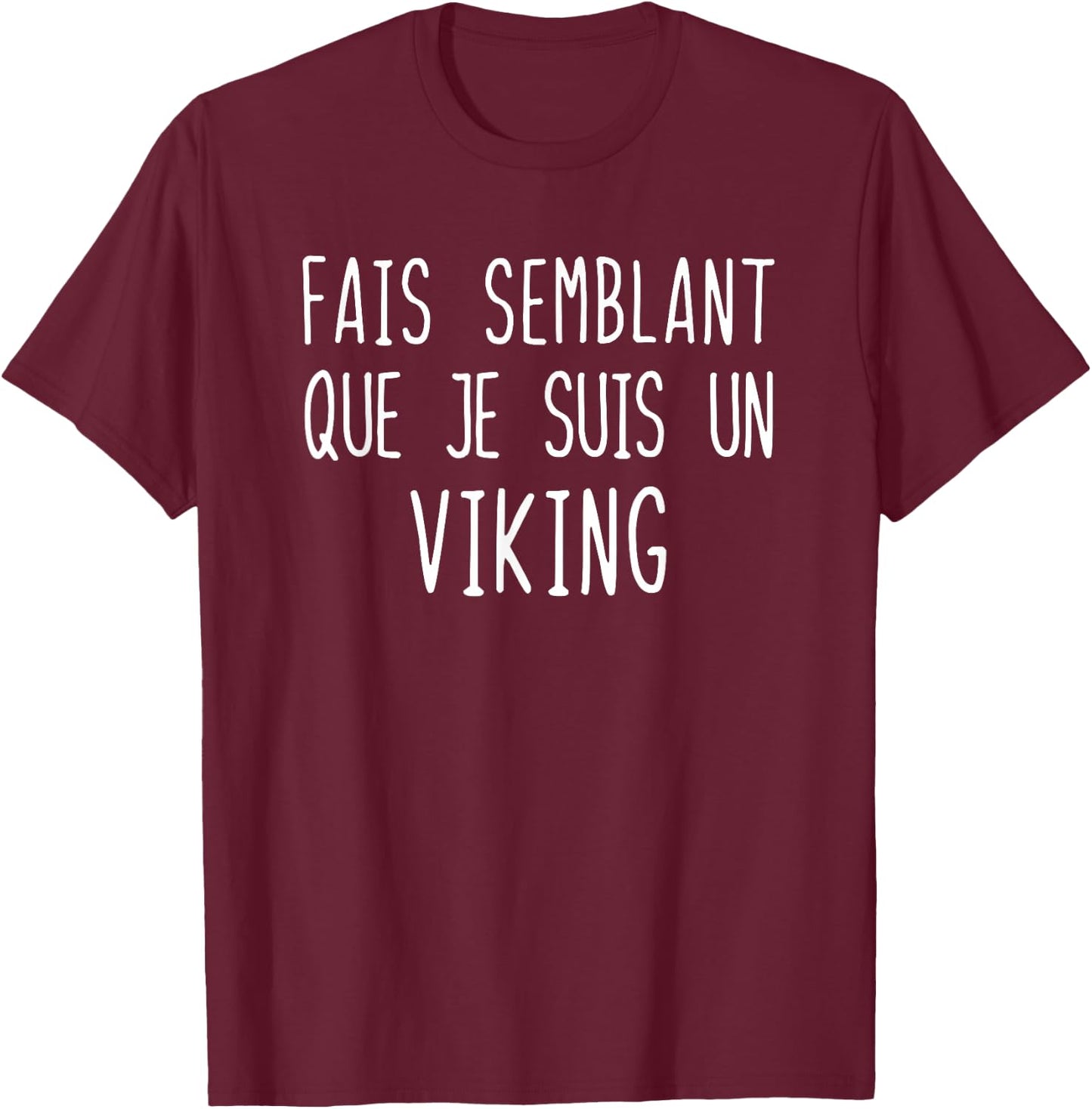 Funny Viking Costume for Halloween Costume , Black, S T-Shirt - T-Shirt | Maroon