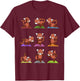 Red Panda Yoga T-Shirt - T-Shirt | Maroon