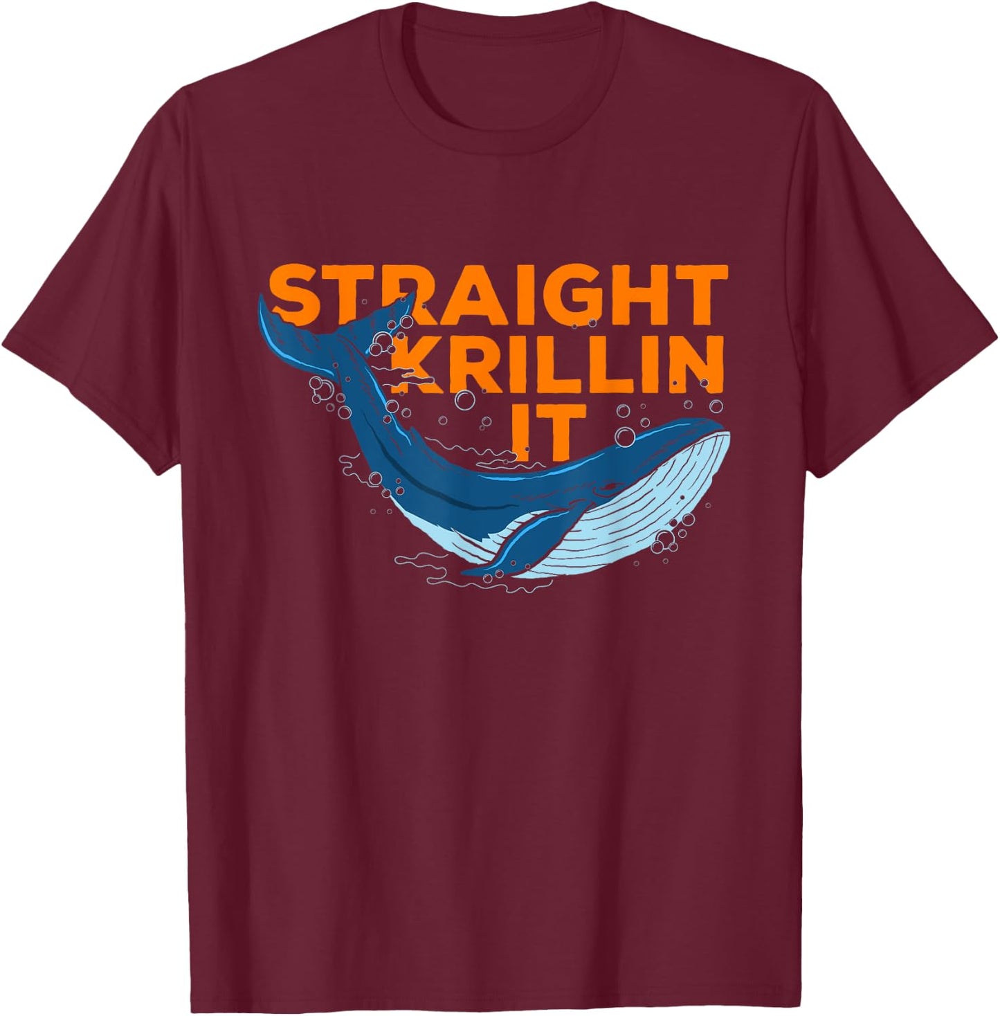 Straight Krillin It Matching Saying Slogan Idea Icons Image T-Shirt - T-Shirt | Maroon