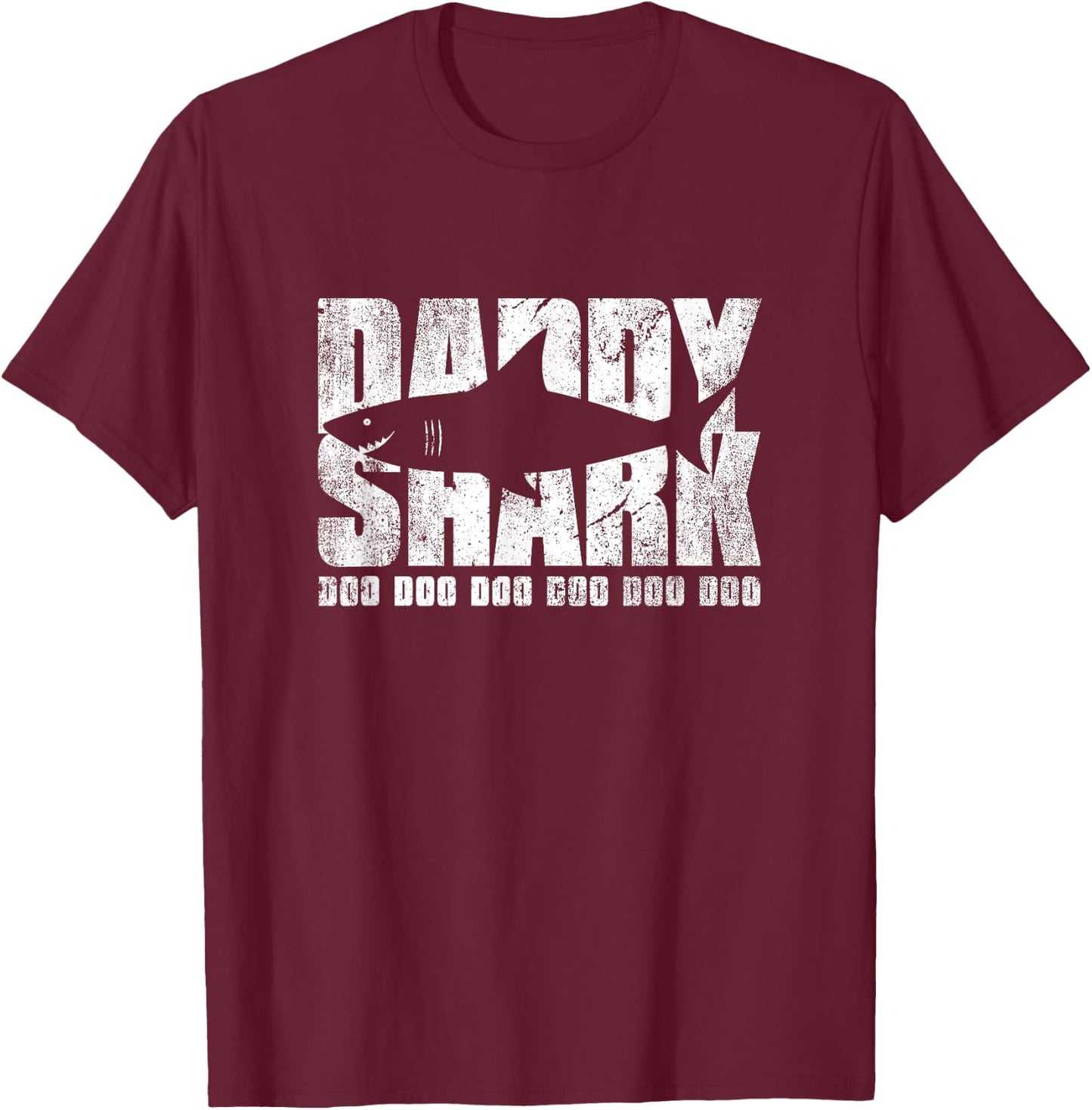 Cool Daddy Shark T-Shirt - T-Shirt | Maroon