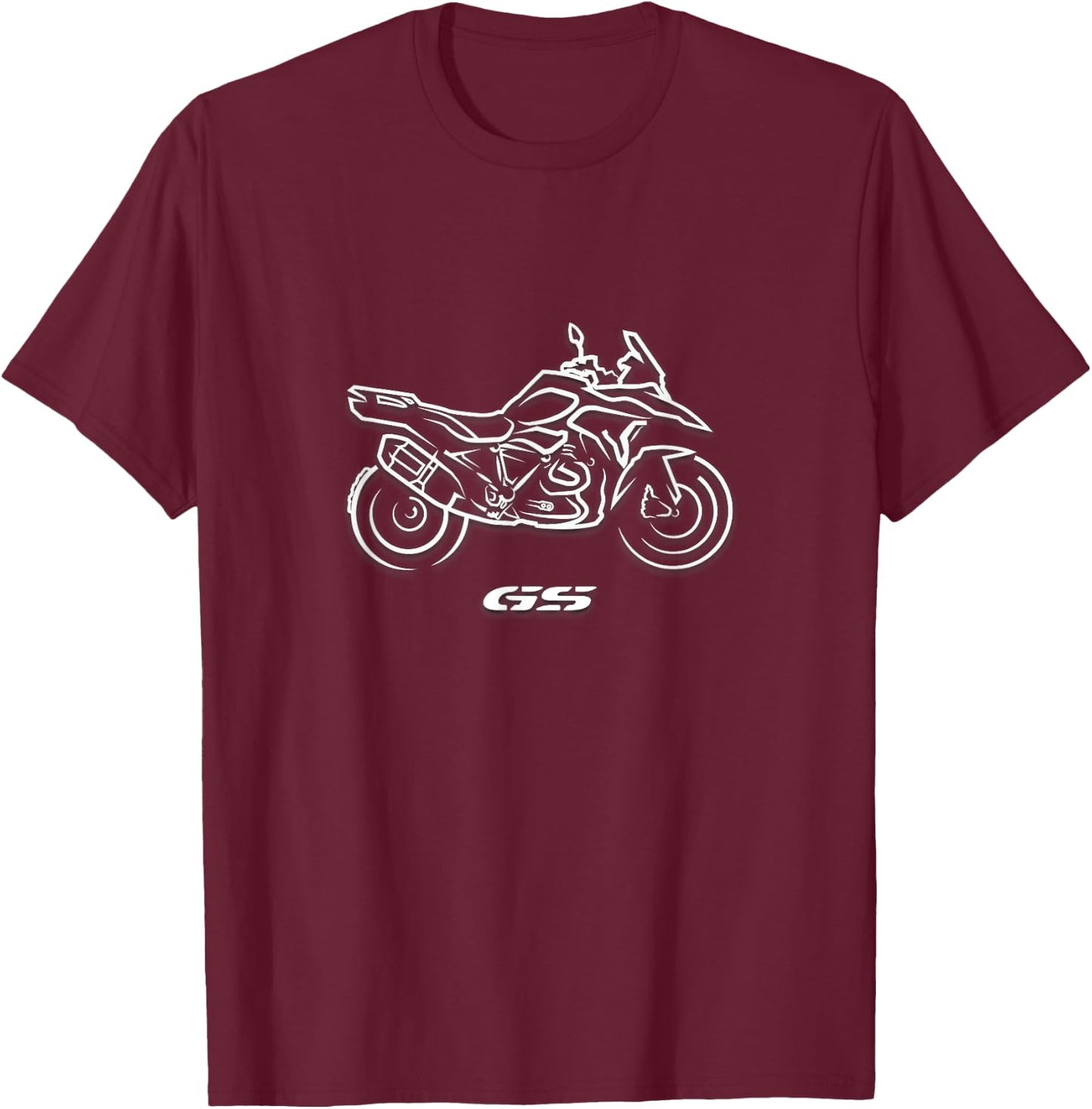 R1200GS Enduro Moto GS , Black, S T-Shirt - T-Shirt | Maroon