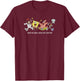 SpongeBob SquarePants Whole Squad Meme , black T-Shirt - T-Shirt | Maroon