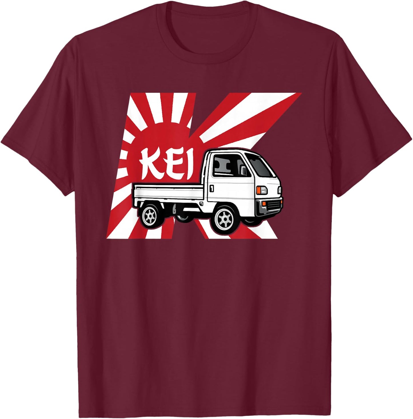 JDM Mini Truck Kei Japan Truck Japanese Domestic Market JDM T-Shirt - T-Shirt | Maroon