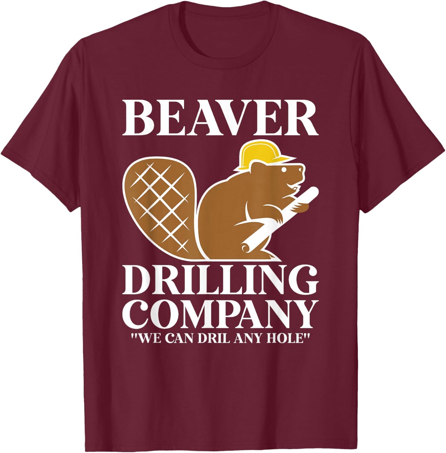 Beaver Fan Beaver Lover Funny Beaver Cute Beaver T-Shirt - T-Shirt | Maroon