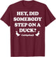 Caddyshack - Hey Did Someone Step On A Duck T-Shirt - T-Shirt | Maroon