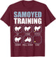 Samoyed Dog Training Stubborn Tricks Funny Gift Women T-Shirt - T-Shirt | Maroon
