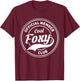 Official Member Cool Foxy Club T-Shirt - T-Shirt | Maroon