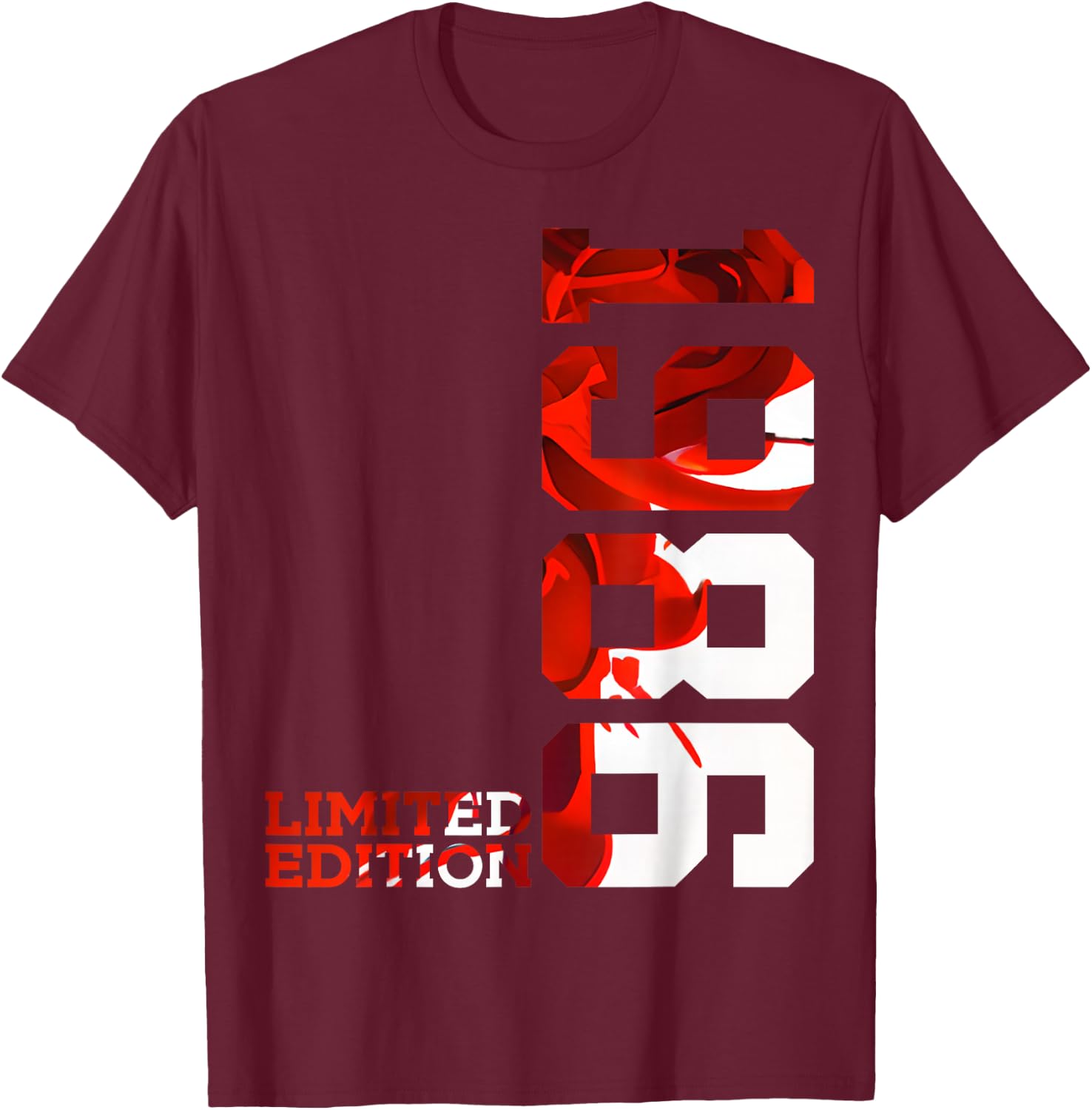 37 Jahre 37th Birthday Limited Edition 1986 , black T-Shirt - T-Shirt | Maroon