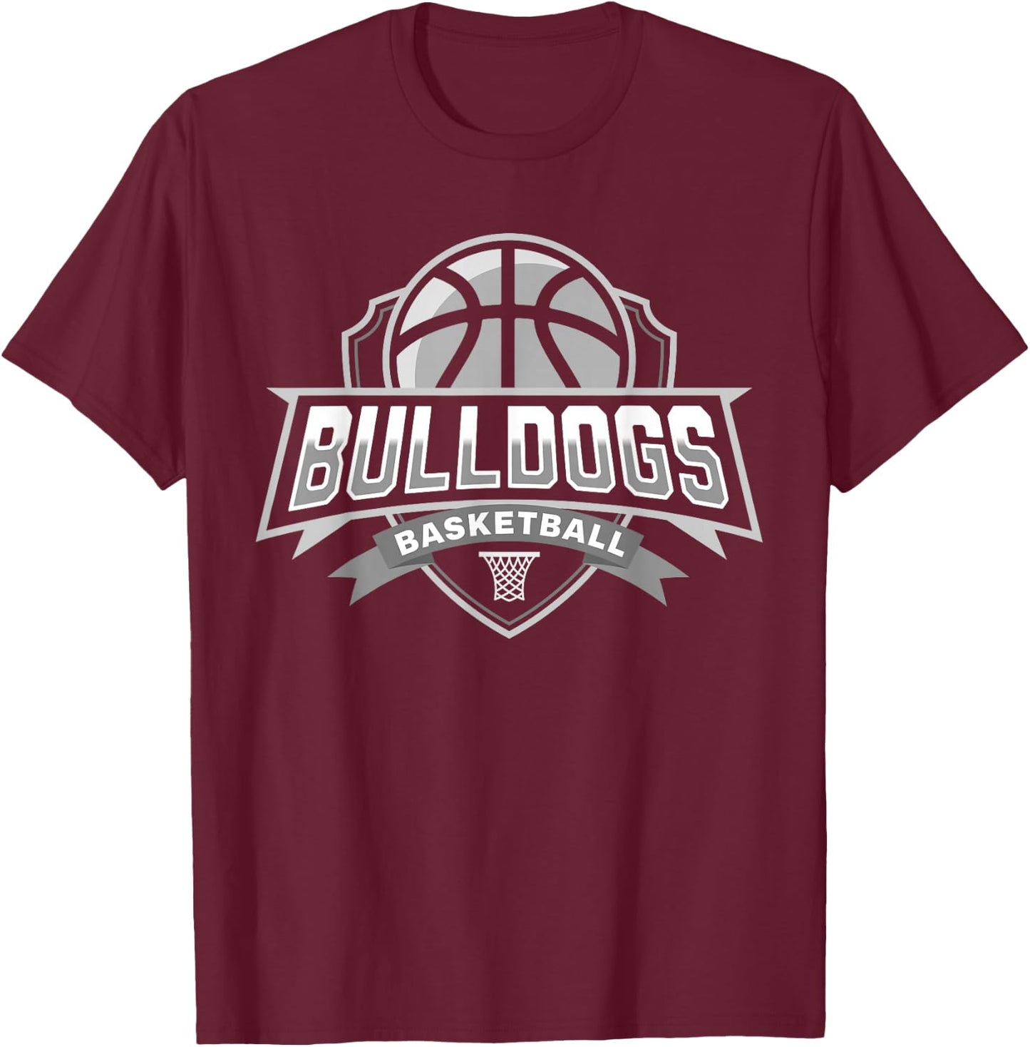 Bulldogs Sports Mascot - for Bulldogs Basketball T-Shirt - T-Shirt | Maroon