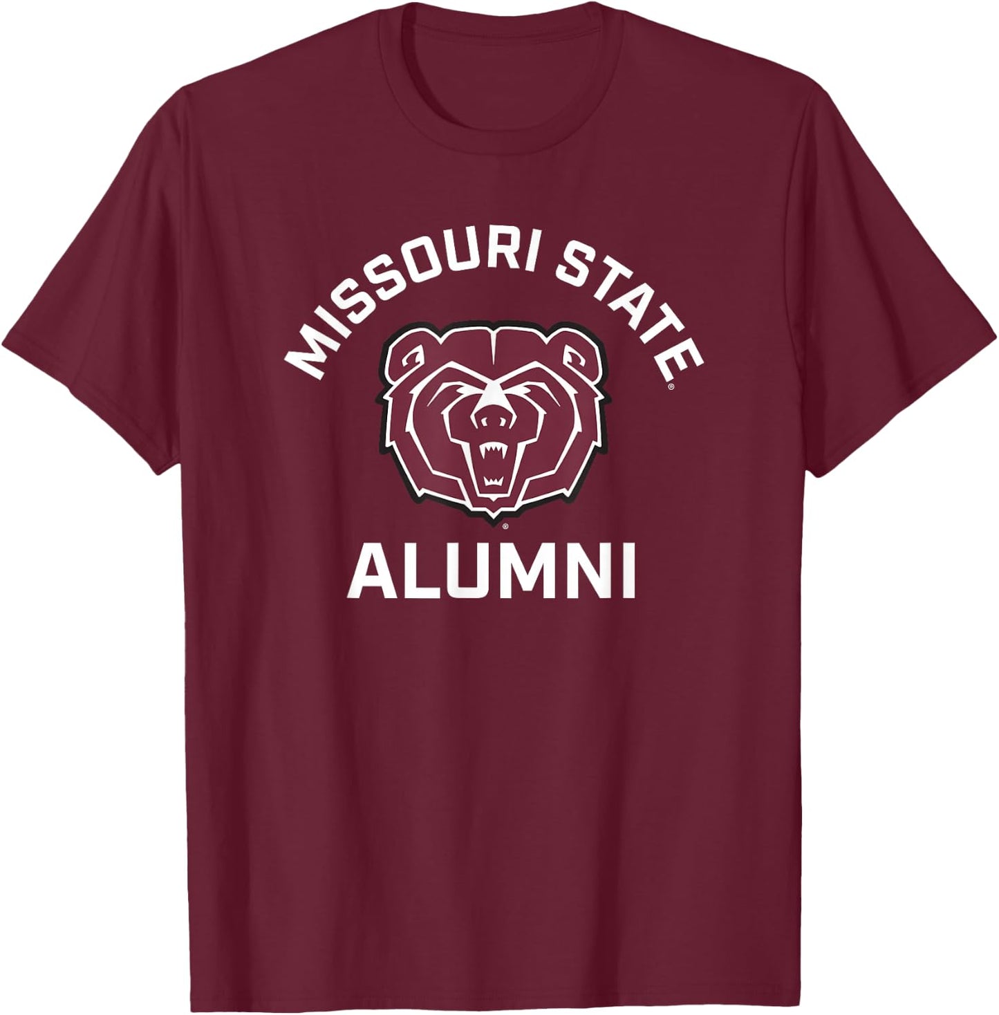 Missouri State University MSU Bears Arched Alumni T-Shirt - T-Shirt | Maroon