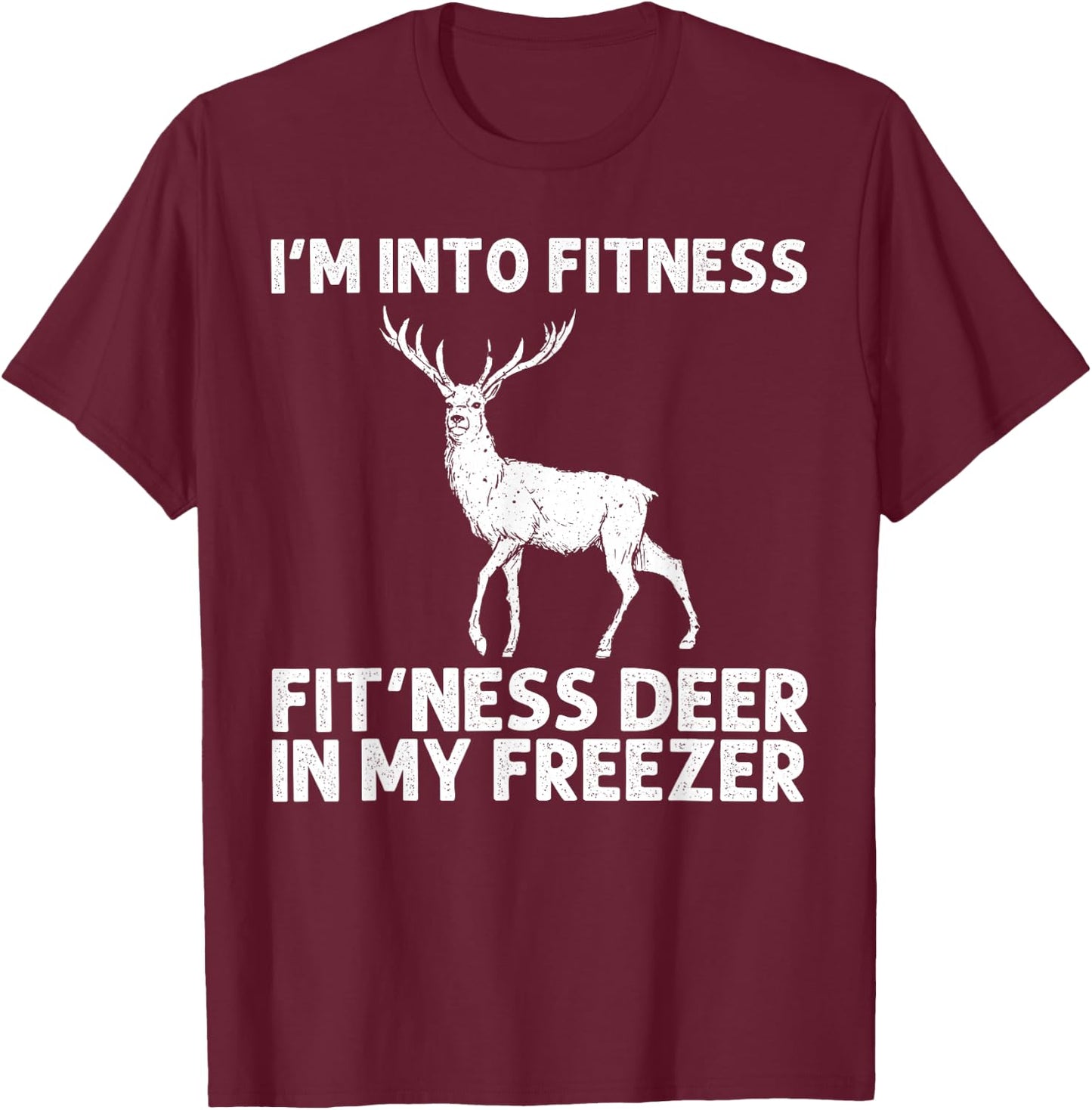 Deer Hunting Art Women Wildlife Hunter Deer Hunting T-Shirt - T-Shirt | Maroon