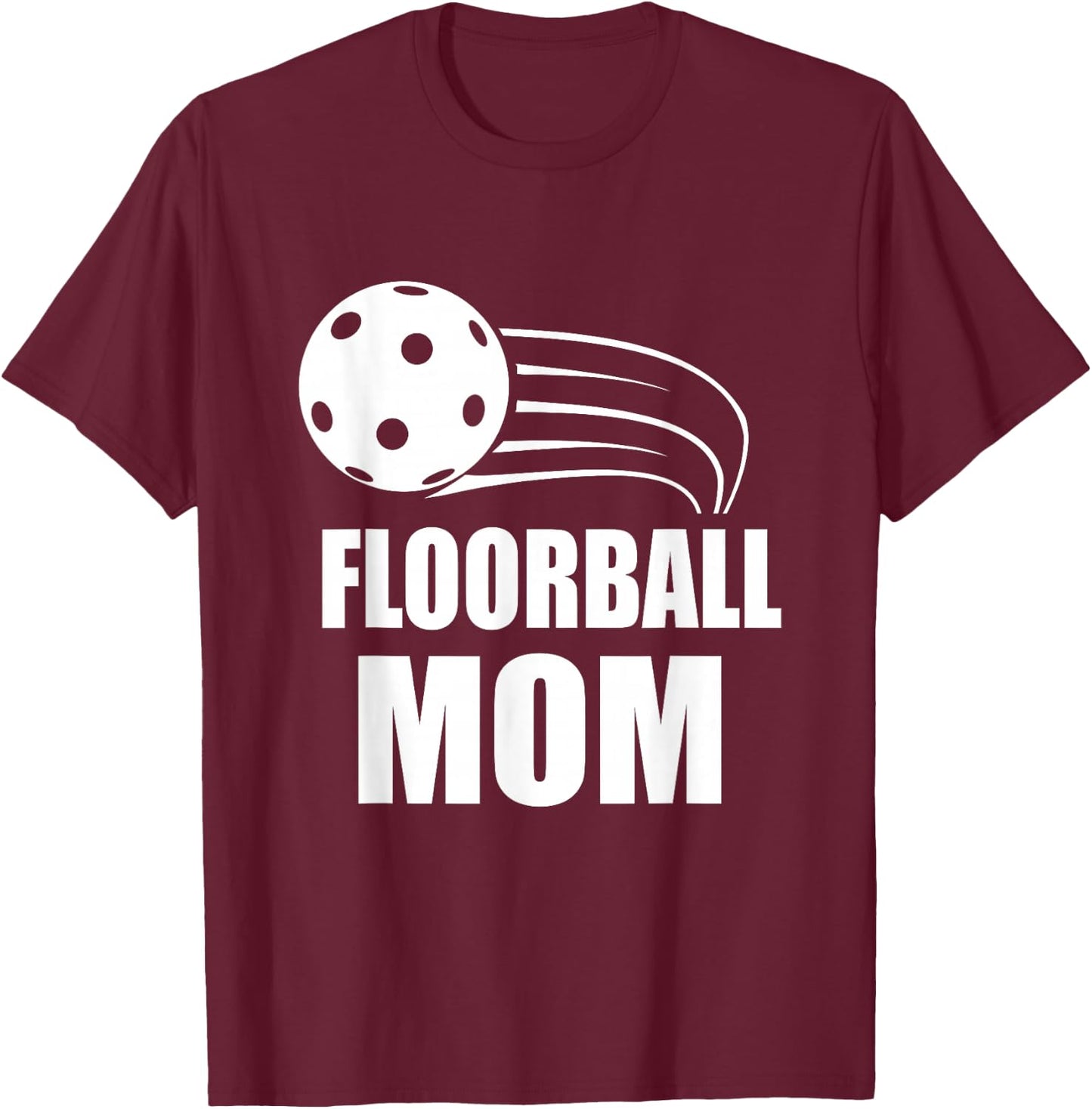 Floorball Mama - Floorball T-Shirt - T-Shirt | Maroon