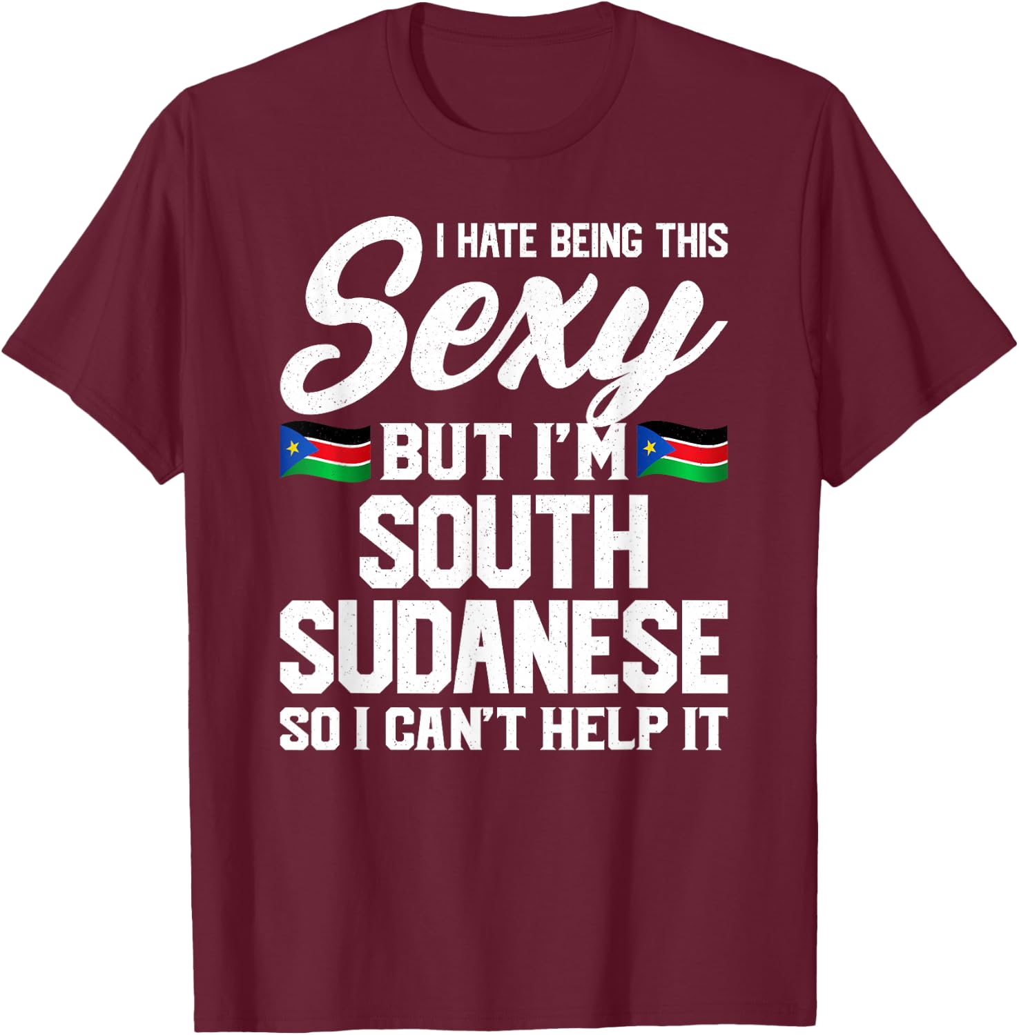 South Sudan T-Shirt - T-Shirt | Maroon