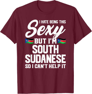 South Sudan T-Shirt - T-Shirt | Maroon