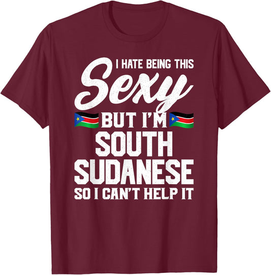 South Sudan T-Shirt - T-Shirt | Maroon