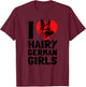 I Love Hairy German Girls German Shepherd edition T-Shirt - T-Shirt | Maroon