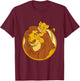Kids The Lion King Mufasa And Simba , Black, 2 T-Shirt - T-Shirt | Maroon