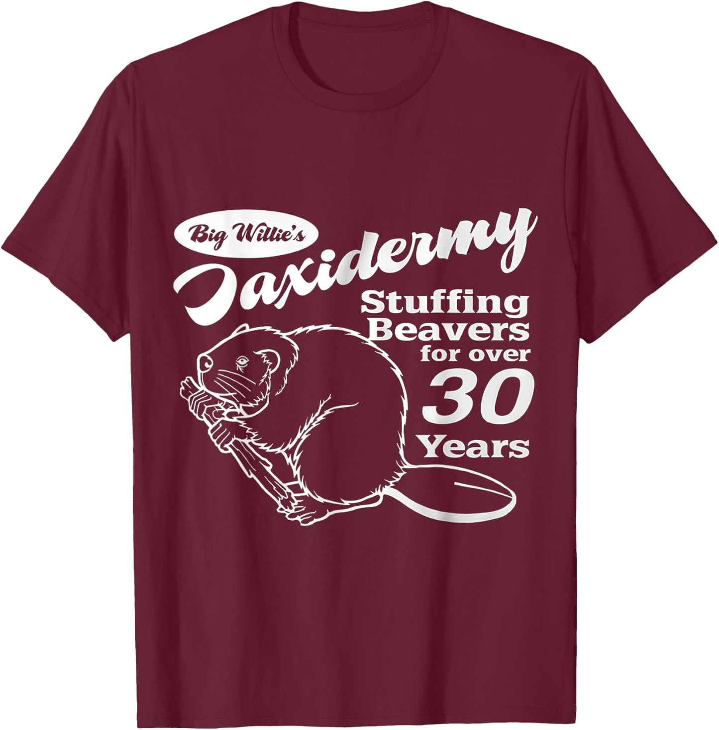 Offensive Stuffing Beavers T-Shirt - T-Shirt | Maroon
