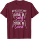 My Best Friend She Is My Heart Sister T-Shirt - T-Shirt | Maroon