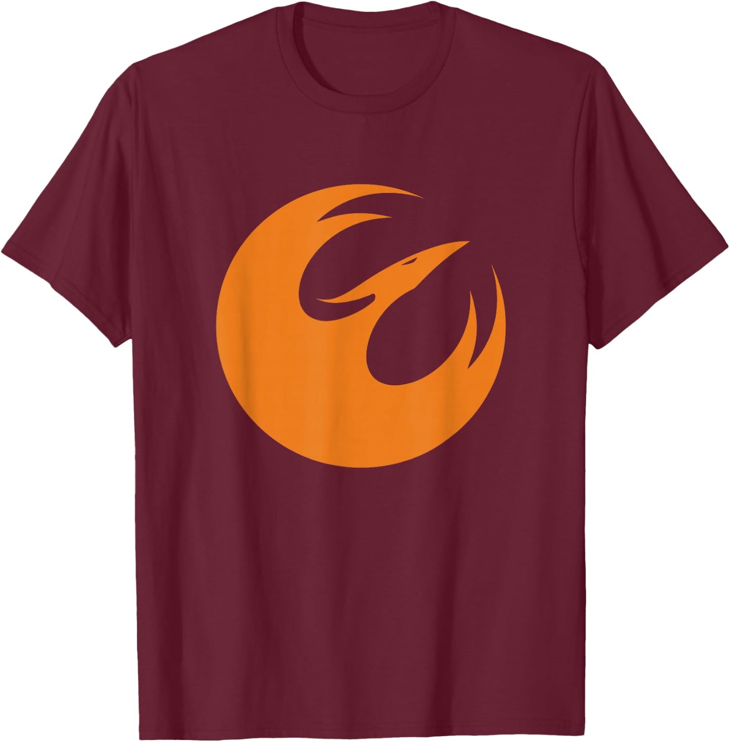 Star Wars Rebels Starbird Iconic Chest Logo T-Shirt - T-Shirt | Maroon