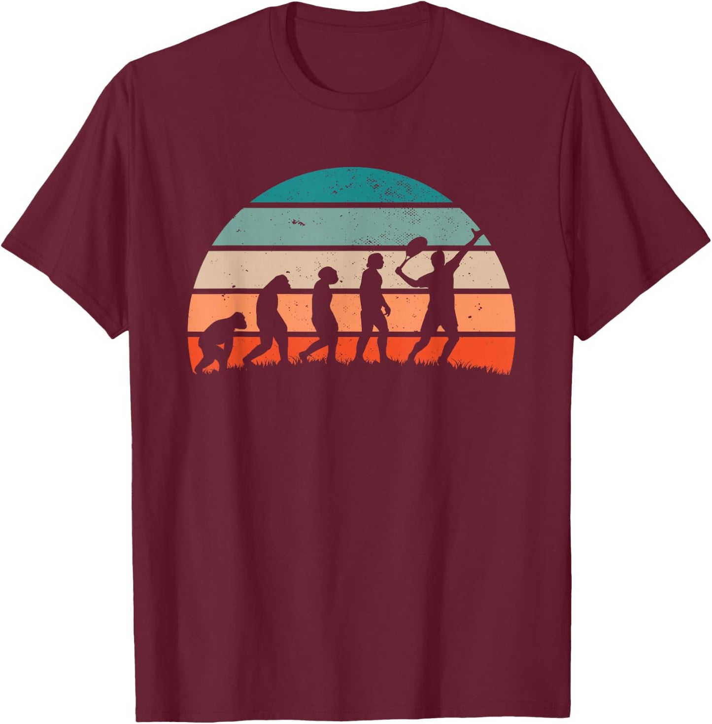 Funny Tennisplayer & Tennis T-Shirt - T-Shirt | Maroon