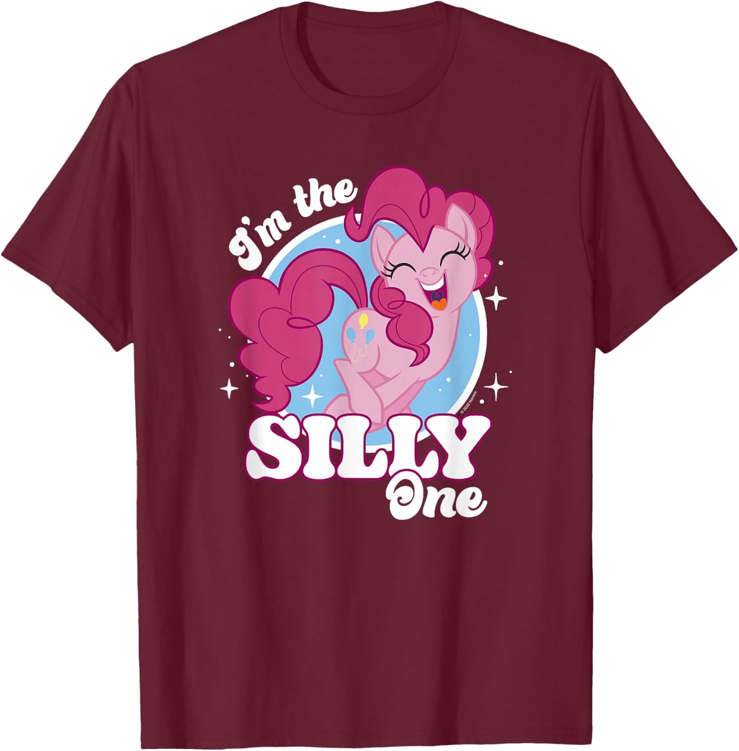 My Little Pony Pinkie Pie I'm The Silly One Poster , black T-Shirt - T-Shirt | Maroon