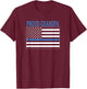 Police Officer Grandpa - Proud Grandpa T-Shirt - T-Shirt | Maroon