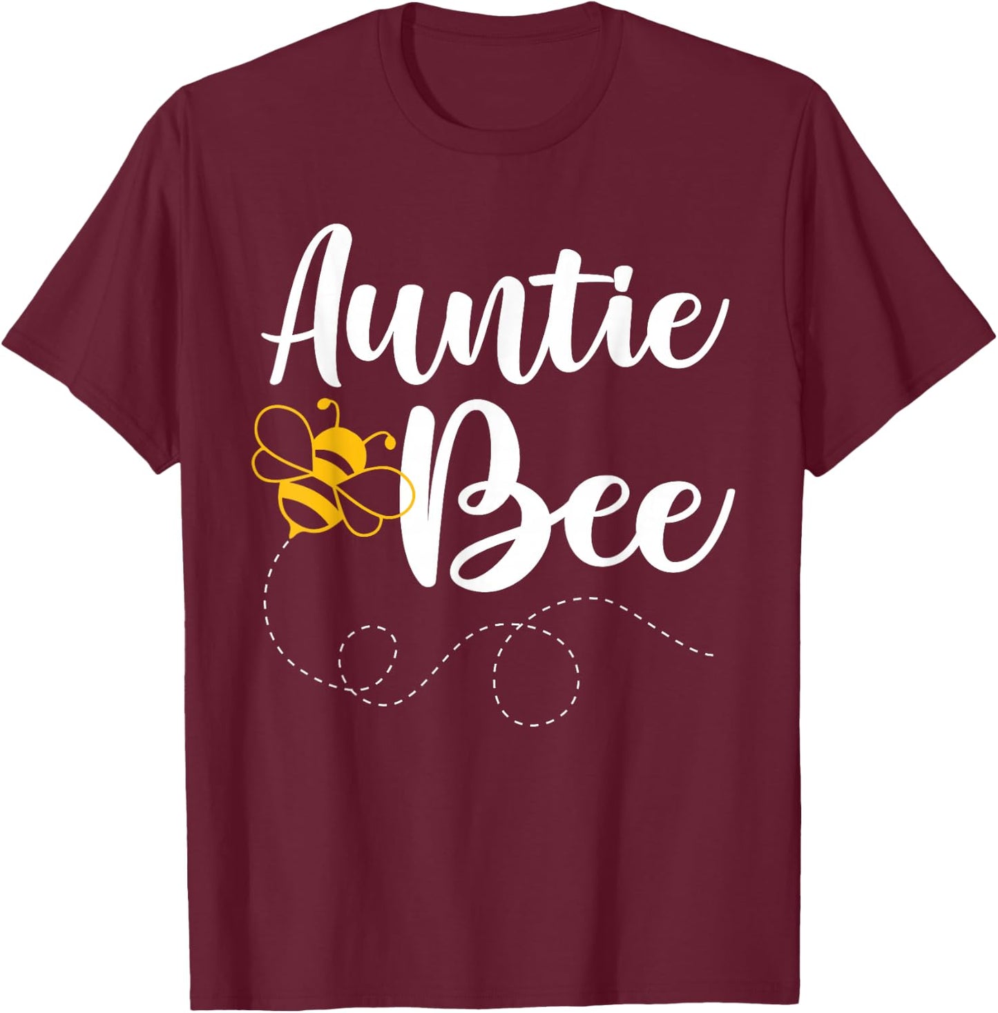 Family Bee Shirts Auntie Birthday Family Matching Beekeeper T-Shirt - T-Shirt | Maroon