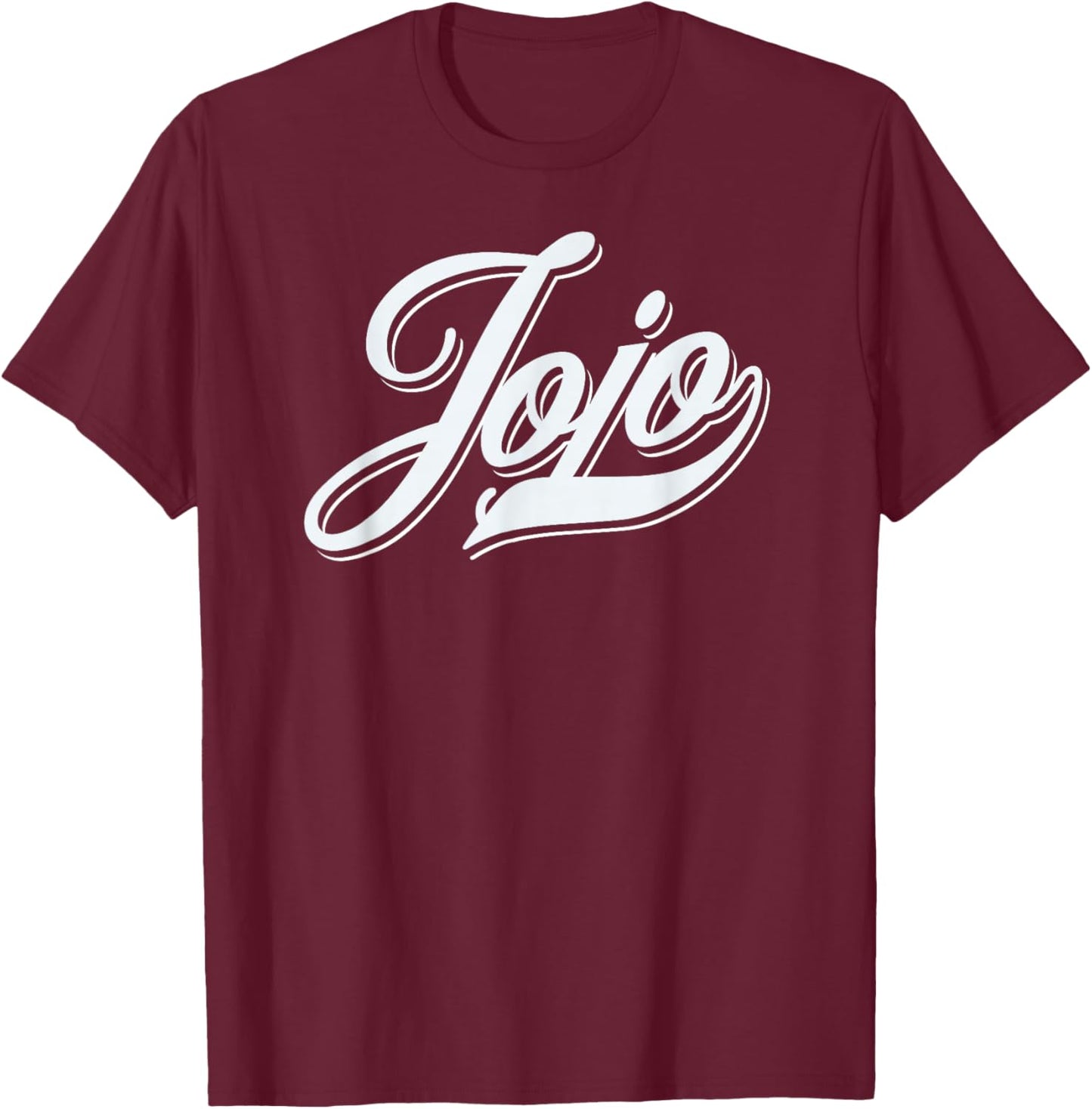 Man Boys Funny Funny Gift for Jojo , Black, S T-Shirt - T-Shirt | Maroon