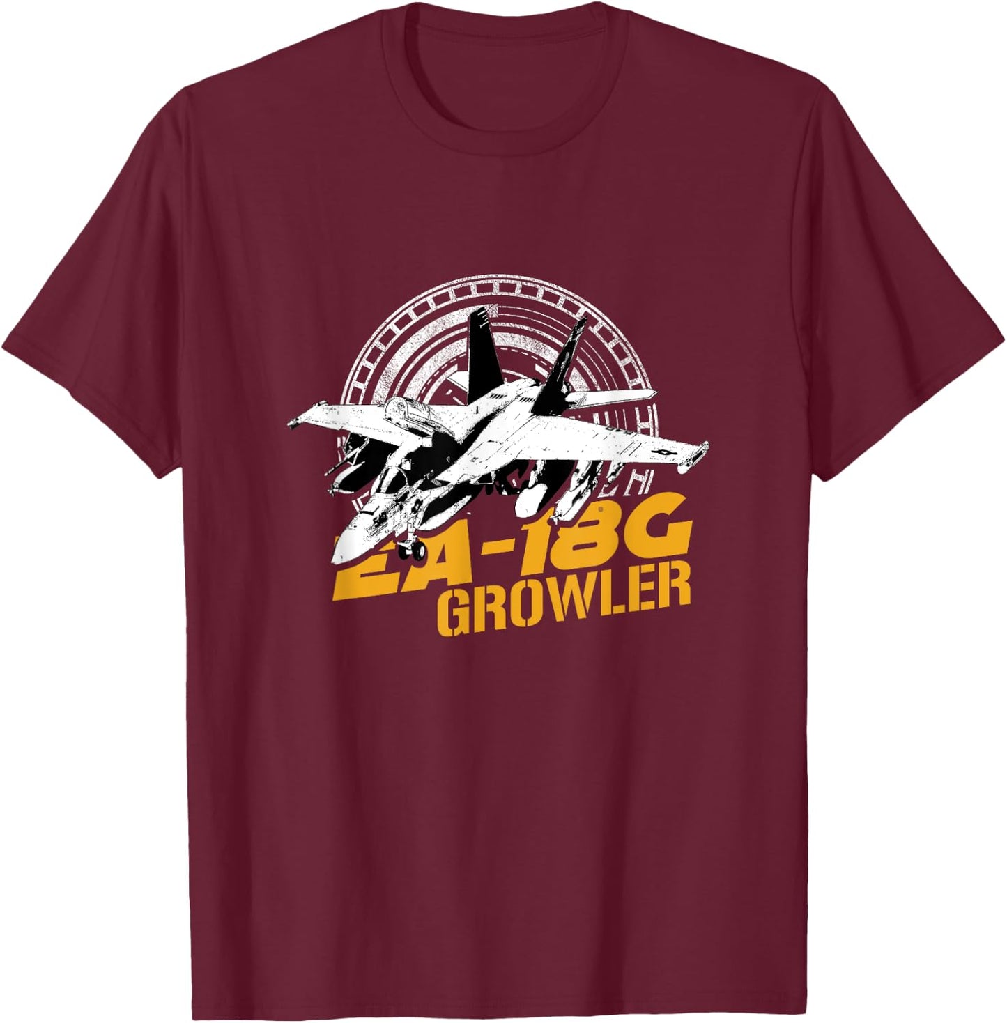 EA-18G Growler Shirt Vintage Machine Veteran Pilot T-Shirt - T-Shirt | Maroon