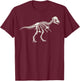 Pachycephalosaurus Skeleton Pachy T-Shirt - T-Shirt | Maroon