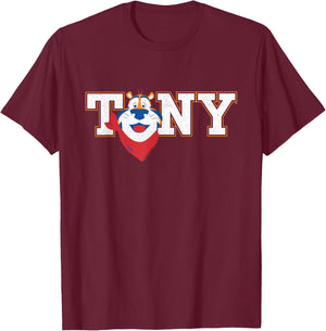 Kellogg's Frosties Tony Tiger Sports Black Adult S, Black, S T-Shirt - T-Shirt | Maroon