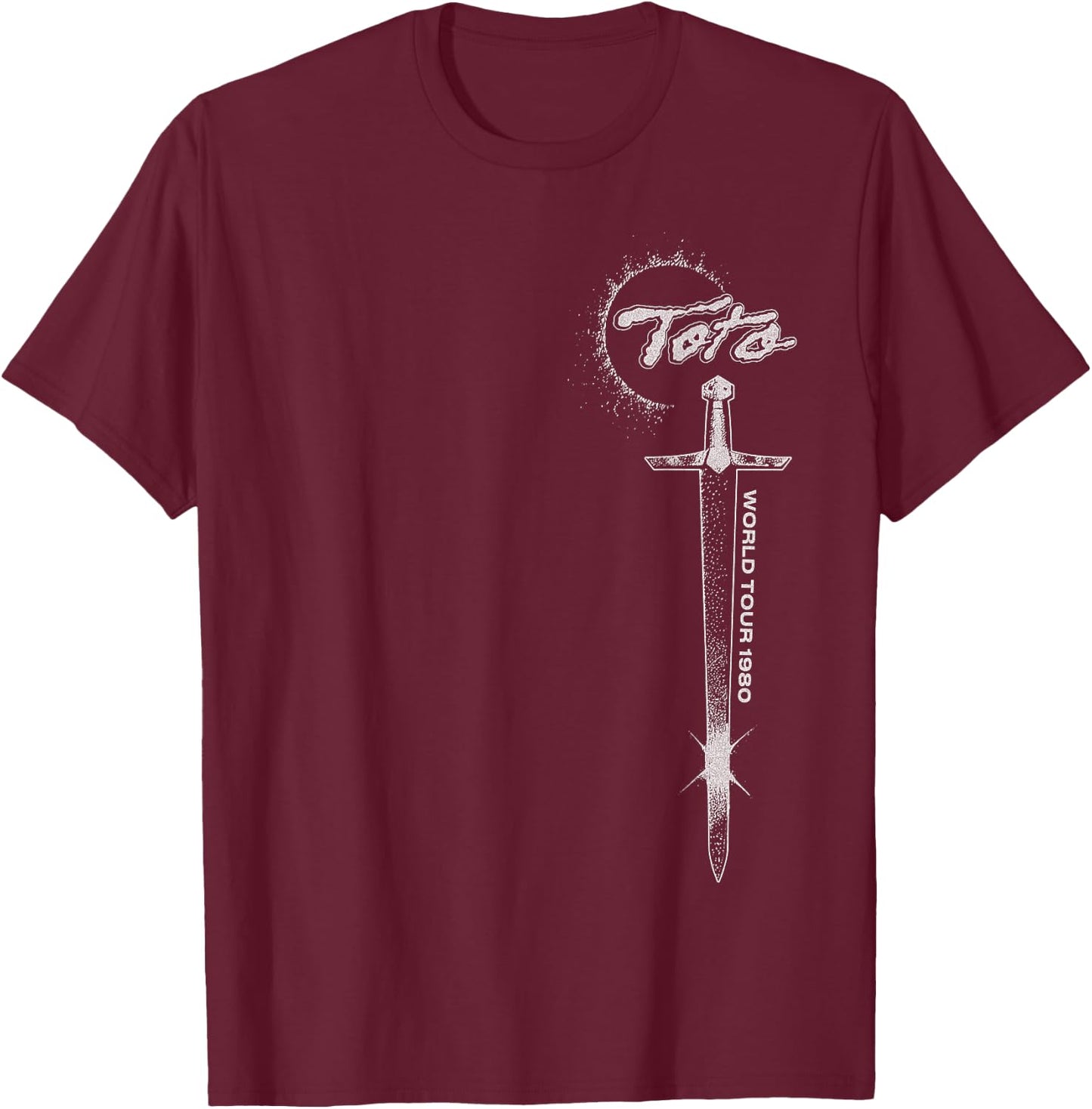 To TO – Sword 1980 T-Shirt - T-Shirt | Maroon