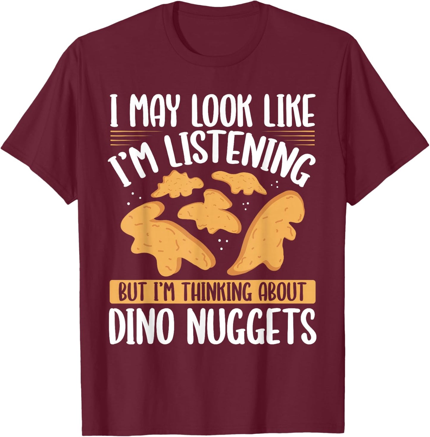 Dino Nugget Pillow Pillow Set Dino Nuggets Dino Nugget Lover T-Shirt - T-Shirt | Maroon