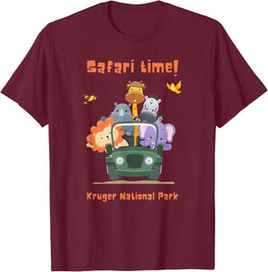 Cute Safari Time Kruger National Park South Africa Souvenir T-Shirt - T-Shirt | Maroon