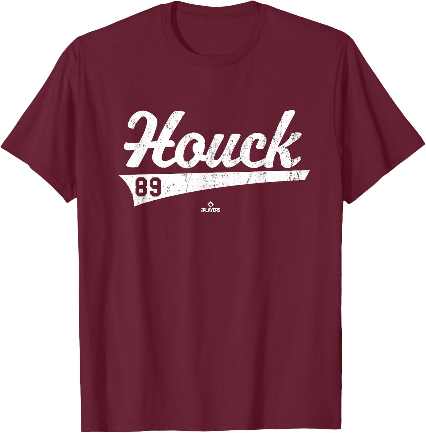 Vintage Gameday Tanner Houck Boston MLBPA T-Shirt - T-Shirt | Maroon