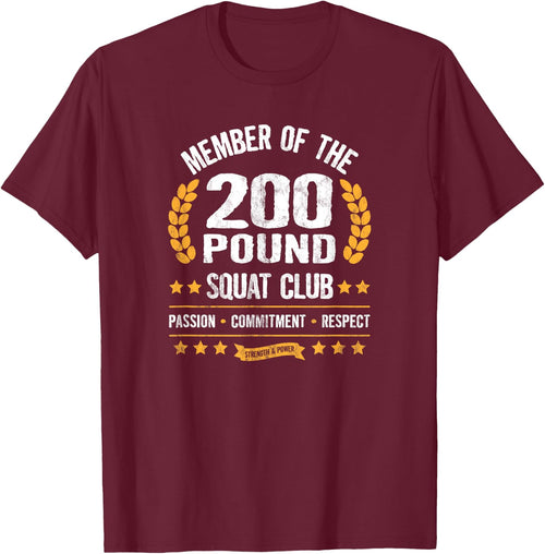 200 Pound Squat Club Strong Men and Women Gym