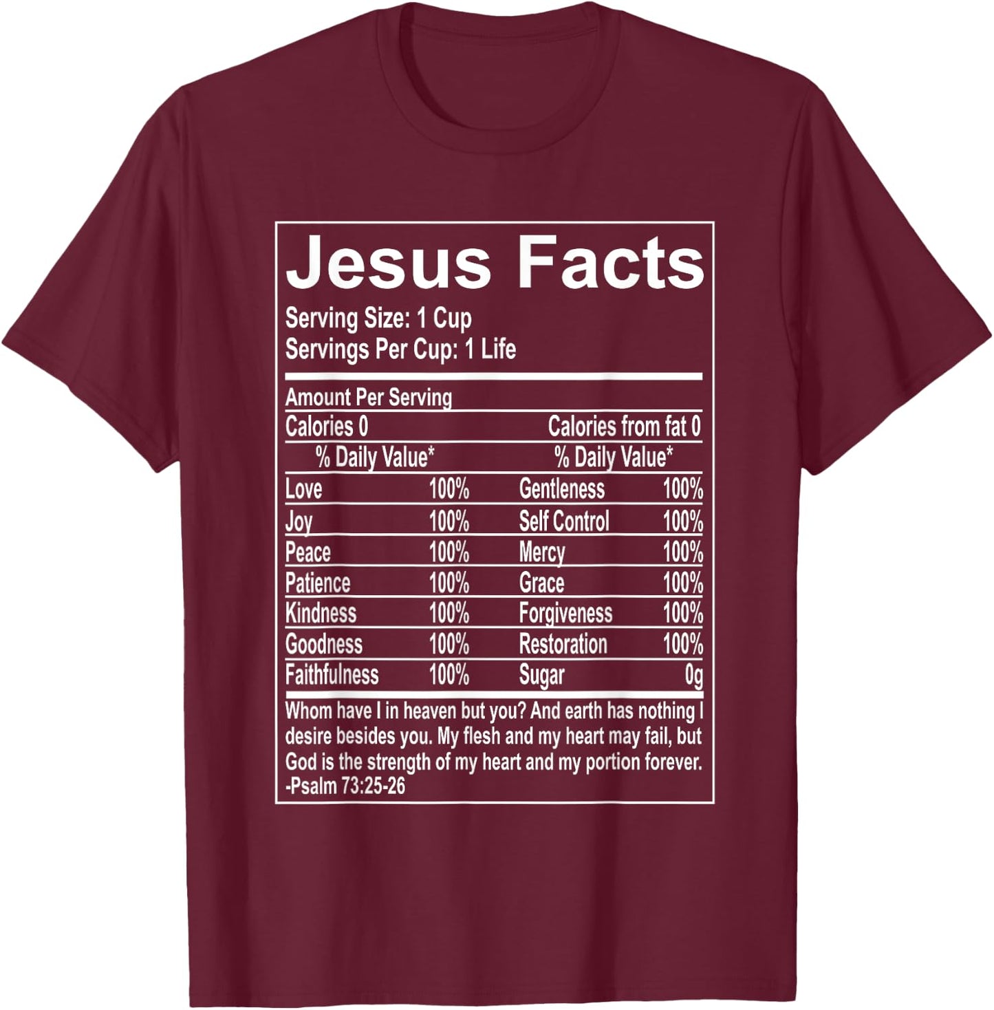 Jesus Facts Religious Studies Catholicism T-Shirt - T-Shirt | Maroon