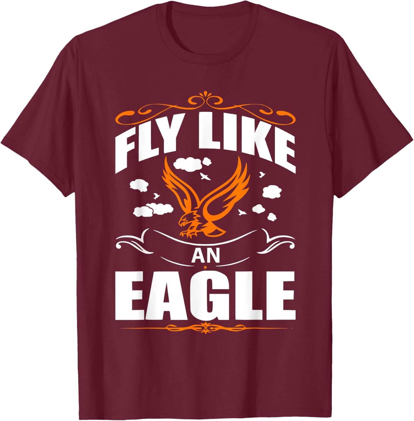 Fly like an eagle Apparel with Bird an Women T-Shirt - T-Shirt | Maroon