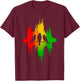 Rasta Reggae Music Vibes Good Rastafari Pride Jamaika Jah T-Shirt - T-Shirt | Maroon