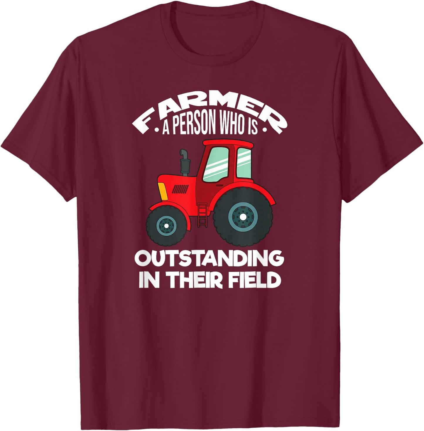 Definition Of Farmer T-Shirt - T-Shirt | Maroon