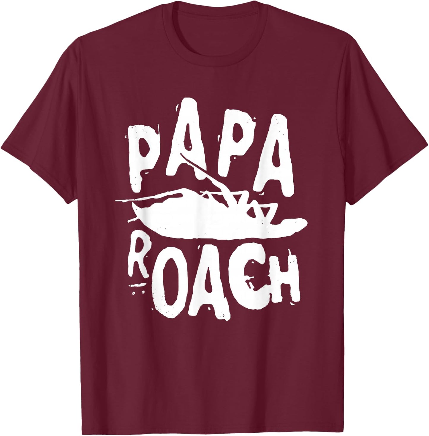 Papa Roach - Official Merchandise - Classic Infest Logo T-Shirt - T-Shirt | Maroon