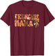 French Bulldog Groovy World's Best Frenchie Mama Women Kids T-Shirt - T-Shirt | Maroon