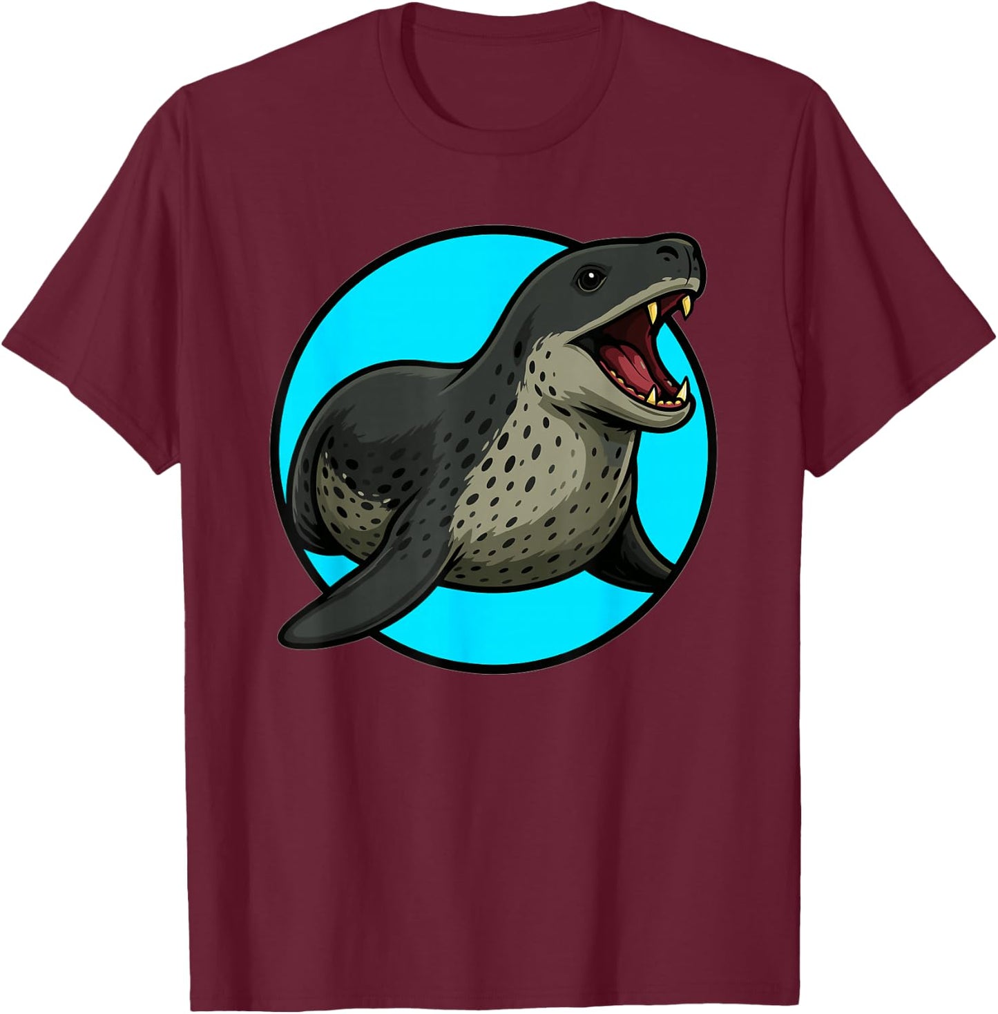 Leopard Seals Leopard Seal T-Shirt - T-Shirt | Maroon