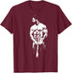 Hunk Naked Wood Gay Art Erotica T-Shirt - T-Shirt | Maroon