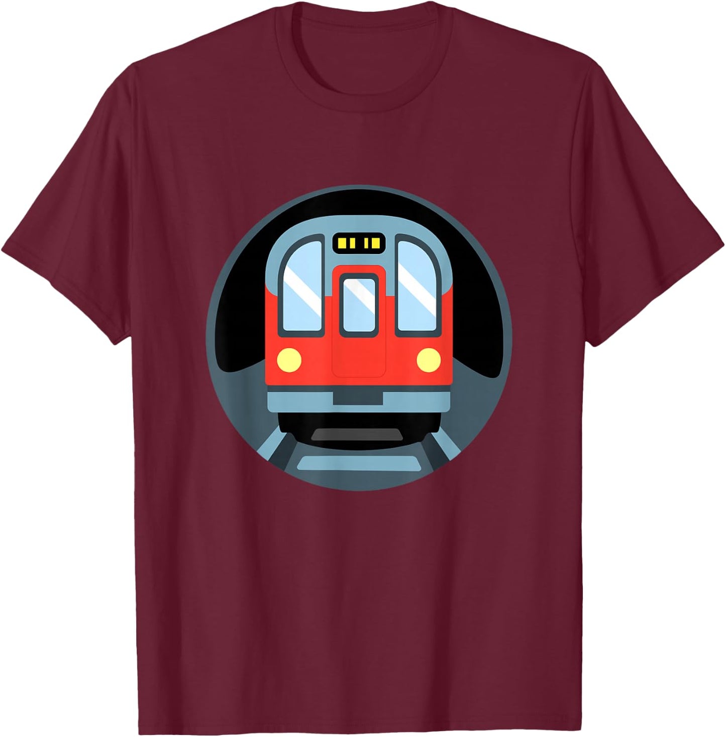 Metro U-Bahn Zug Tube Kostüm T-Shirt - T-Shirt | Maroon